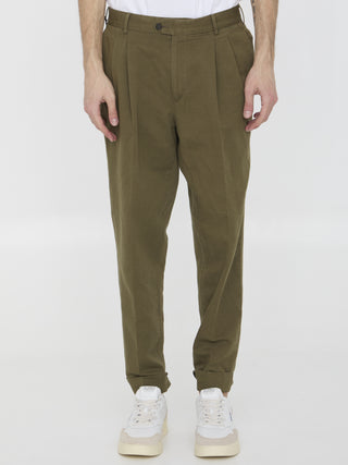 Cotton And Linen Trousers