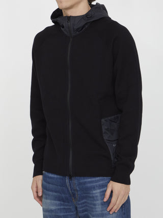 Black Cotton Hoodie