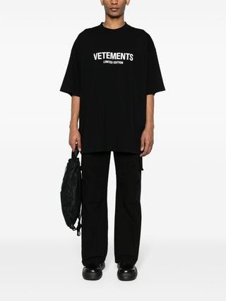 Vetements T-shirts And Polos Black