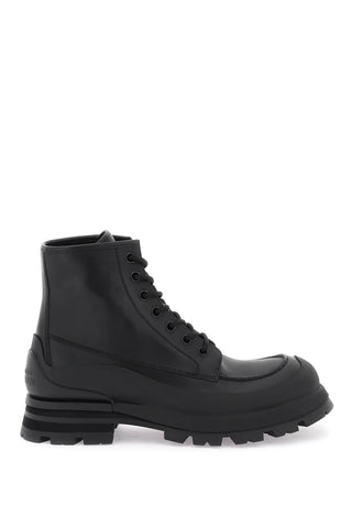 Alexander Mcqueen Shoes leather ankle boots