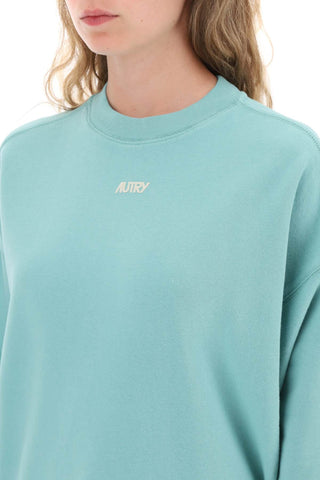 Autry Earrings crew-neck sweatshirt with logo print