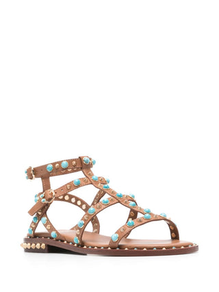 Ash Sandals Leather Brown