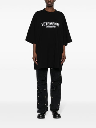 Vetements T-shirts And Polos Black