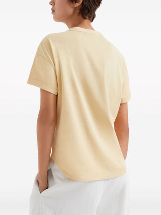 Brunello Cucinelli T-shirts And Polos Yellow