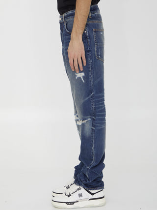 Fractured Straight Jeans