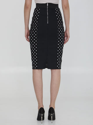 Skirt With Polka-dot Print