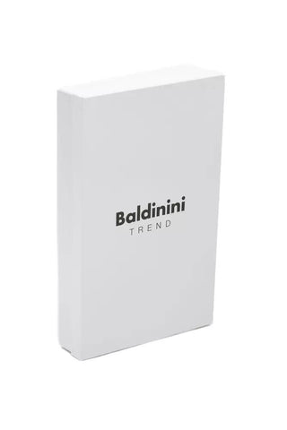 Baldinini Trend Clothing Black / L Elegant Slim-Fit Linen Shirt for Men