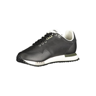 Black Polyester Sneaker