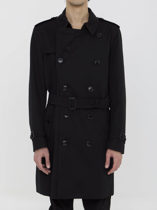 Burberry Clothing BLACK / 52 Heritage Kensington medium trench coat