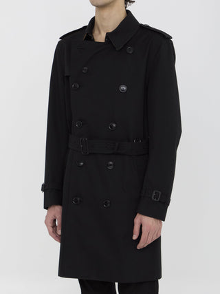 Burberry Clothing BLACK / 52 Heritage Kensington medium trench coat