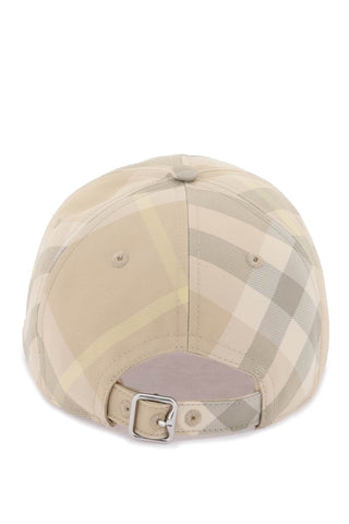 Burberry Unisex check baseball cap