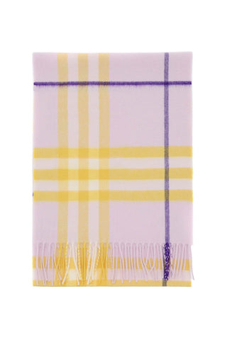 Burberry Unisex Mixed colours / os check cashmere scarf