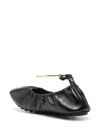 Fendi Flat Shoes Black