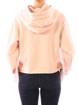 Hoodie Fringes Pink