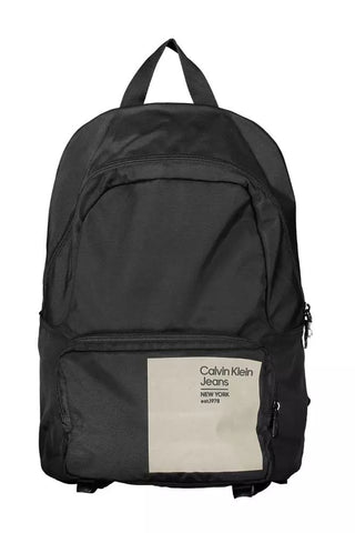 Calvin Klein Bags Black Sleek Contrast Detail Men's Backpack