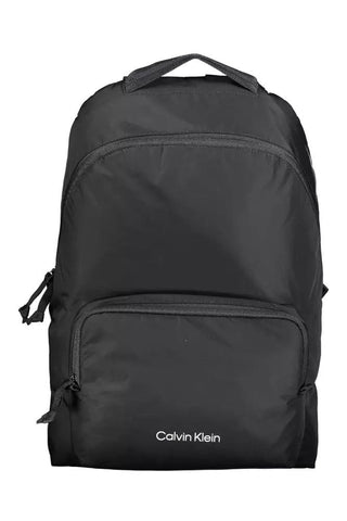 Calvin Klein Bags Black Sleek Waterproof Backpack with Logo Detail