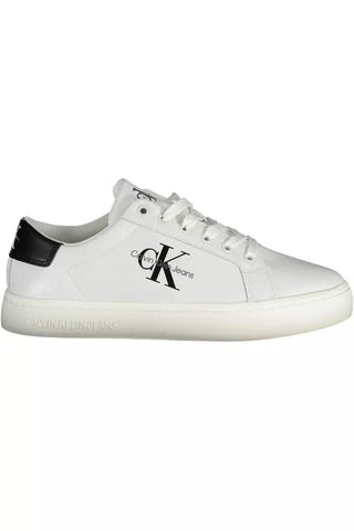 Calvin Klein Shoes White Polyester Sneaker