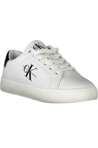 Calvin Klein Shoes White Polyester Sneaker