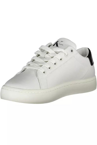 Calvin Klein Shoes White Polyester Sneaker