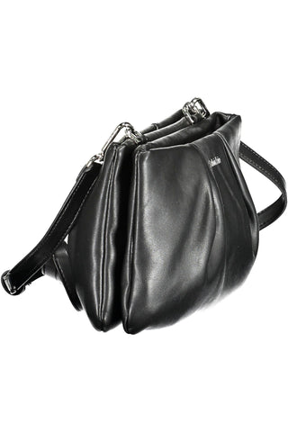 Chic Black Multi-compartment Handbag