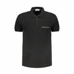 Black Cotton Polo Shirt