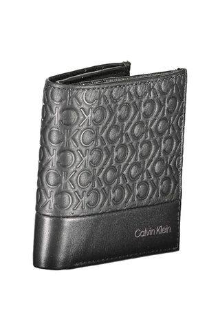Elegant Black Leather Bifold Wallet