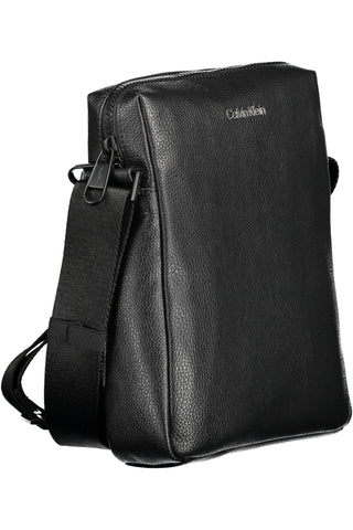 Sleek Black Eco-conscious Shoulder Bag