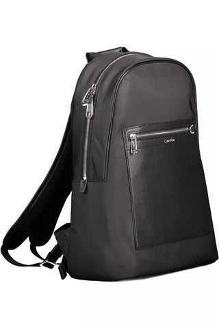 Sleek Black Designer Backpack With Laptop Pocket