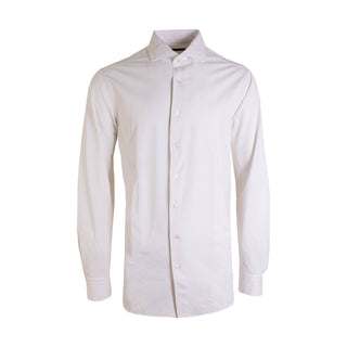 Elegant White Cotton Classic Shirt