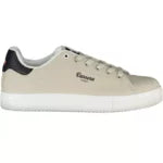 Sleek Beige Sneaker With Contrasting Accents