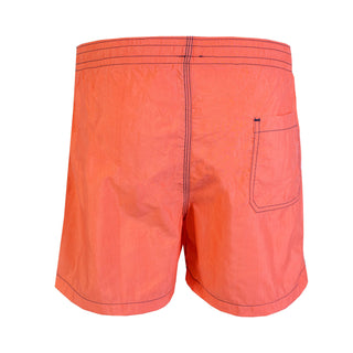 Elegant Orange Swim Shorts For Men
