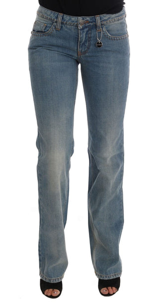 Costume National Clothing Blue / W26 / Material: 100% Cotton Chic Classic Fit Straight Blue Jeans