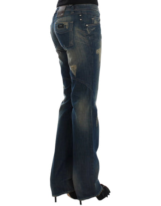 Costume National Clothing W28 / Blue / Material: 100% cotton Blue straight leg jeans