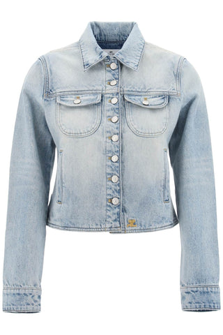 Courreges Tie Clips denim trucker jacket for