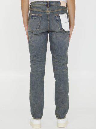 Slim Jeans In Light-blue Denim