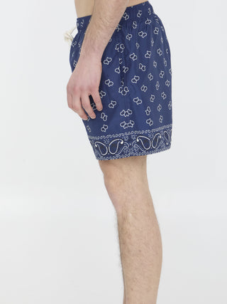 Paisley Print Swim Shorts