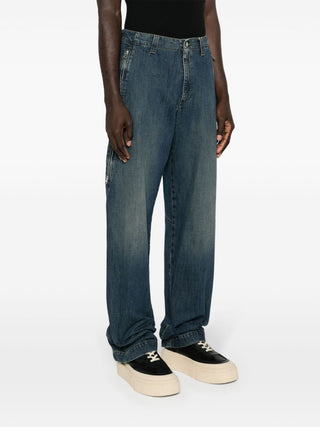 Mm6 Maison Margiela Jeans Blue