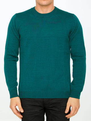 Green Merino Wool Sweater