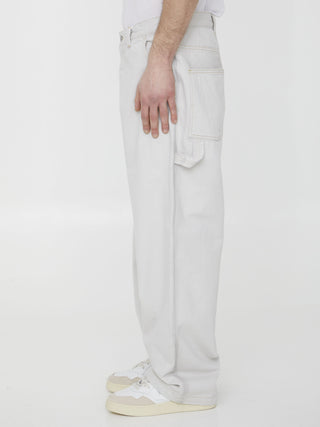 Cotton Denim Trousers