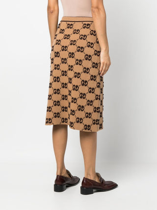 Gucci Cruise Skirts Camel