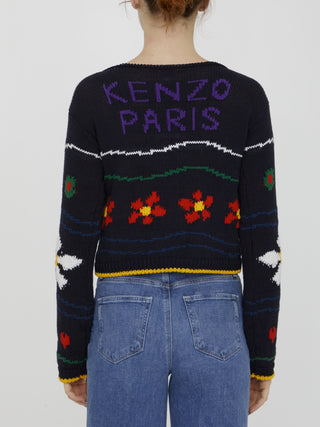 Multicolor Embroidered Jumper