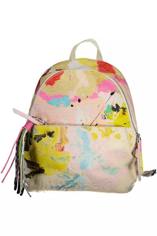 Desigual Bags White White Polyester Backpack
