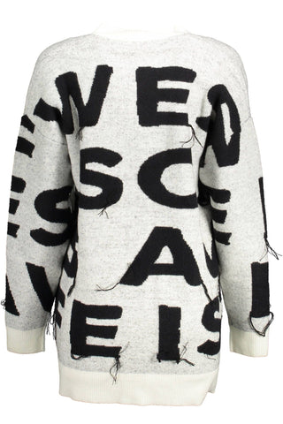 Desigual Clothing Elegant Contrast Detail Cardigan