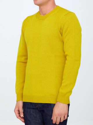 Yellow Merino Wool Sweater