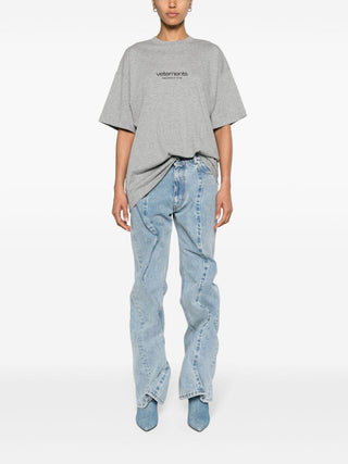 Vetements T-shirts And Polos Grey