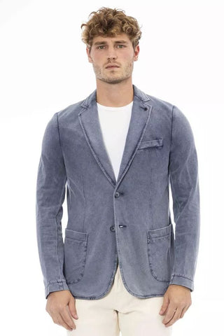 Distretto12 Blazers Sleek Fabric Jacket with Button Closure