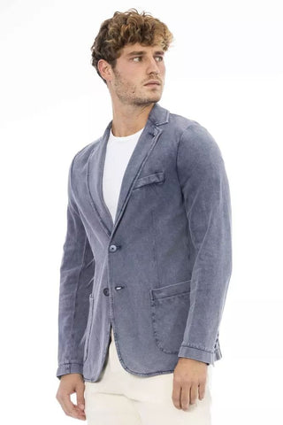 Distretto12 Blazers Sleek Fabric Jacket with Button Closure