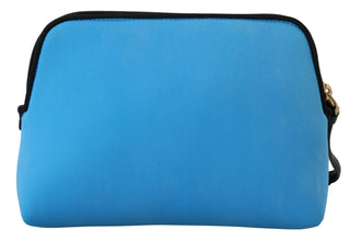 Dolce & Gabbana Bags Blue Elegant Blue Polyamide Pouch Bag