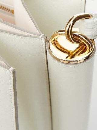 Dolce & Gabbana Bags White Elegant Milk White Leather Shoulder Bag