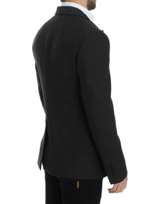 Dolce & Gabbana Blazers IT48 | M / Brown / Material: 88% Wool, 12% Silk Elegant Slim Fit Double Breasted Blazer